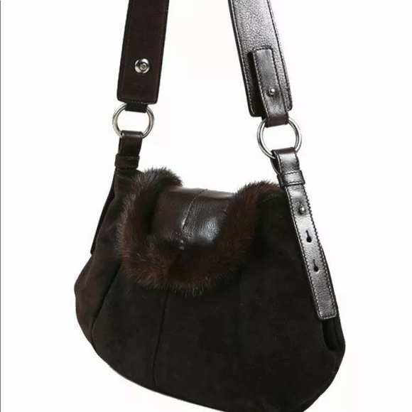 Yves Saint Laurent Mink Fur Two Way Shoulder Bag - Picture 5 of 8